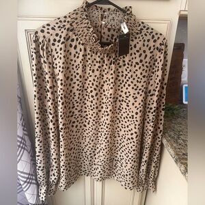 NWT Vanilla Bay ladies blouse, very dressy, 1X